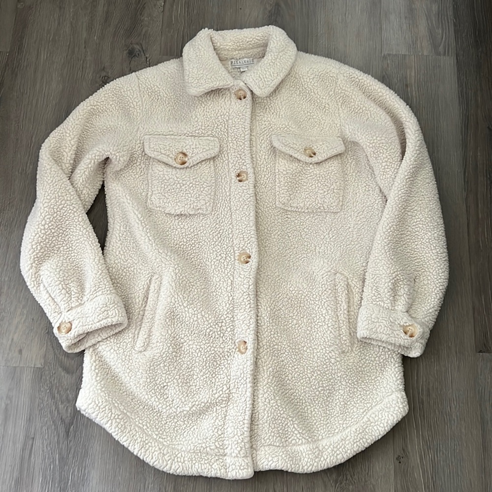 P.J.Salvage teddy blazer . Size XS